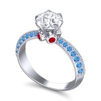 Modern Pave Rajazayya Ring
