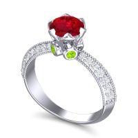 Modern Pave Rajazayya Ring