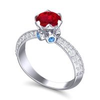 Modern Pave Rajazayya Ring