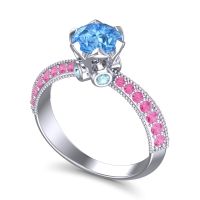Modern Pave Rajazayya Ring