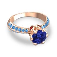 Modern Pave Rajazayya Ring