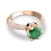 Modern Pave Rajazayya Ring