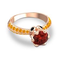 Modern Pave Rajazayya Ring