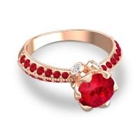 Modern Pave Rajazayya Ring