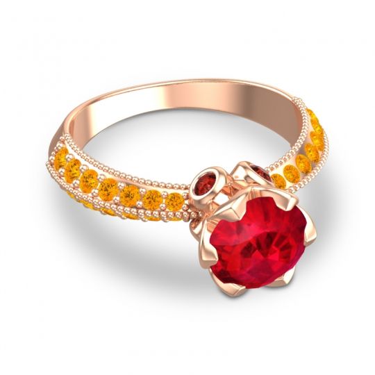 Modern Pave Rajazayya Ring