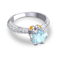 Modern Pave Rajazayya Ring