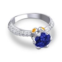 Modern Pave Rajazayya Ring