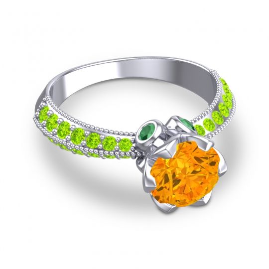 Modern Pave Rajazayya Ring