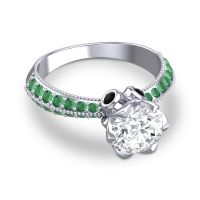 Modern Pave Rajazayya Ring