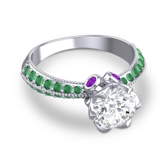 Modern Pave Rajazayya Ring