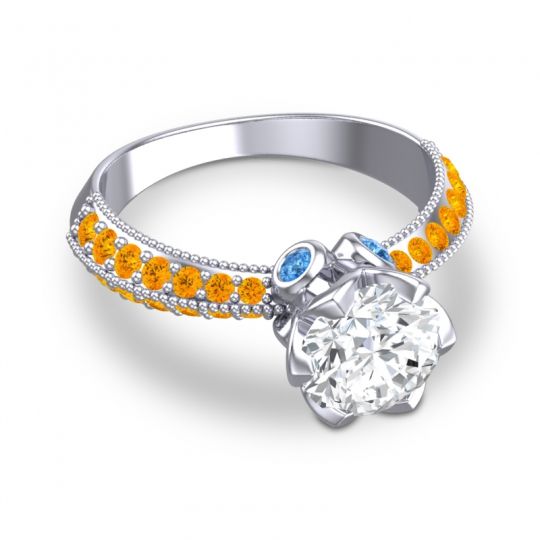 Modern Pave Rajazayya Ring