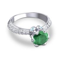 Modern Pave Rajazayya Ring