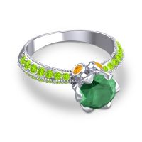 Modern Pave Rajazayya Ring