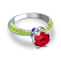 Modern Pave Rajazayya Ring