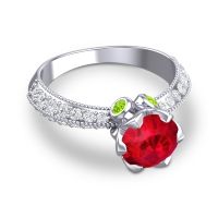 Modern Pave Rajazayya Ring