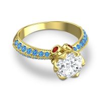 Modern Pave Rajazayya Ring