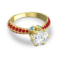 Modern Pave Rajazayya Ring