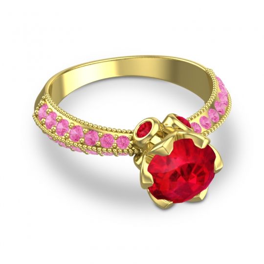 Modern Pave Rajazayya Ring