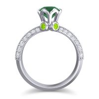Modern Pave Rajazayya Ring
