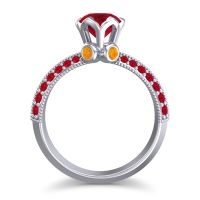 Modern Pave Rajazayya Ring