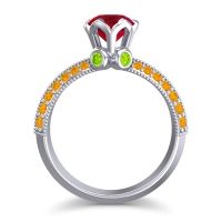Modern Pave Rajazayya Ring