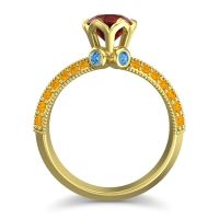 Modern Pave Rajazayya Ring
