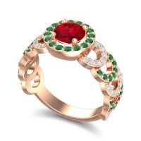 Modern Halo Kataka Ring
