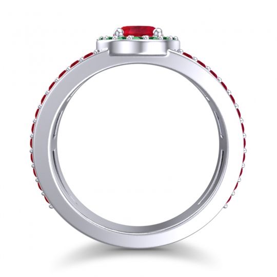 Halo Oval Pave Vilasati Ring