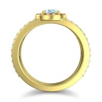 Halo Oval Pave Vilasati Ring
