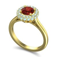 Ornate Halo Visaya Ring