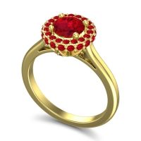 Ornate Halo Visaya Ring