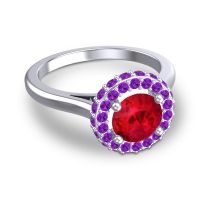 Ornate Halo Visaya Ring