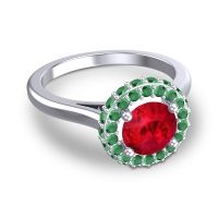 Ornate Halo Visaya Ring