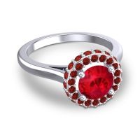 Ornate Halo Visaya Ring