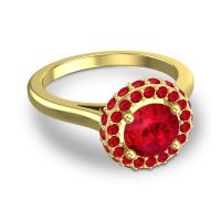 Ornate Halo Visaya Ring