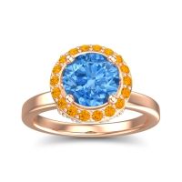 Halo Pave Ekala Ring