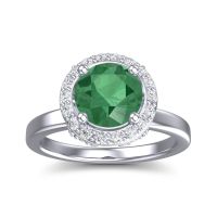 Halo Pave Ekala Ring