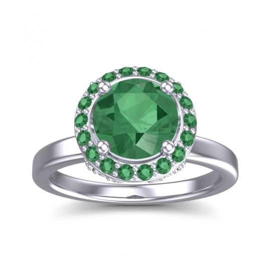 Halo Pave Ekala Ring