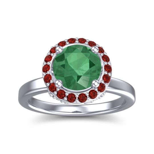 Halo Pave Ekala Ring