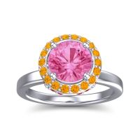 Halo Pave Ekala Ring