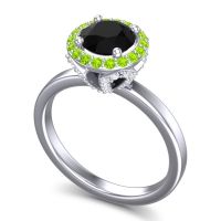 Halo Pave Ekala Ring