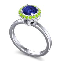 Halo Pave Ekala Ring