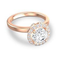 Halo Pave Ekala Ring