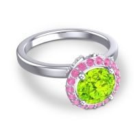 Halo Pave Ekala Ring