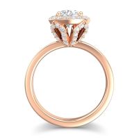 Halo Pave Ekala Ring