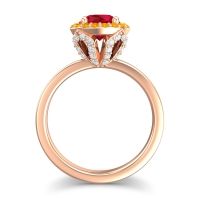 Halo Pave Ekala Ring