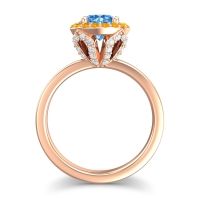 Halo Pave Ekala Ring