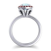 Halo Pave Ekala Ring