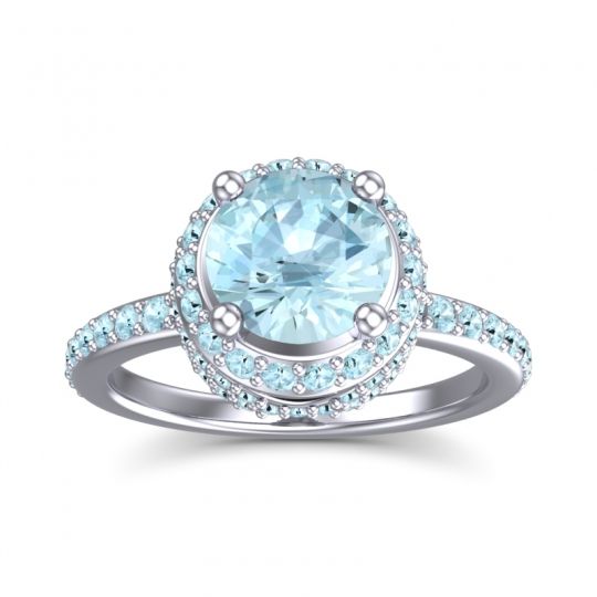 Halo Pave Pave Vasanta Ring