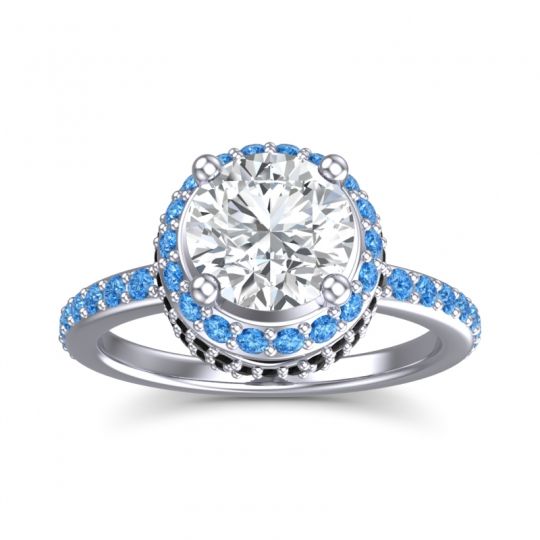 Halo Pave Pave Vasanta Ring